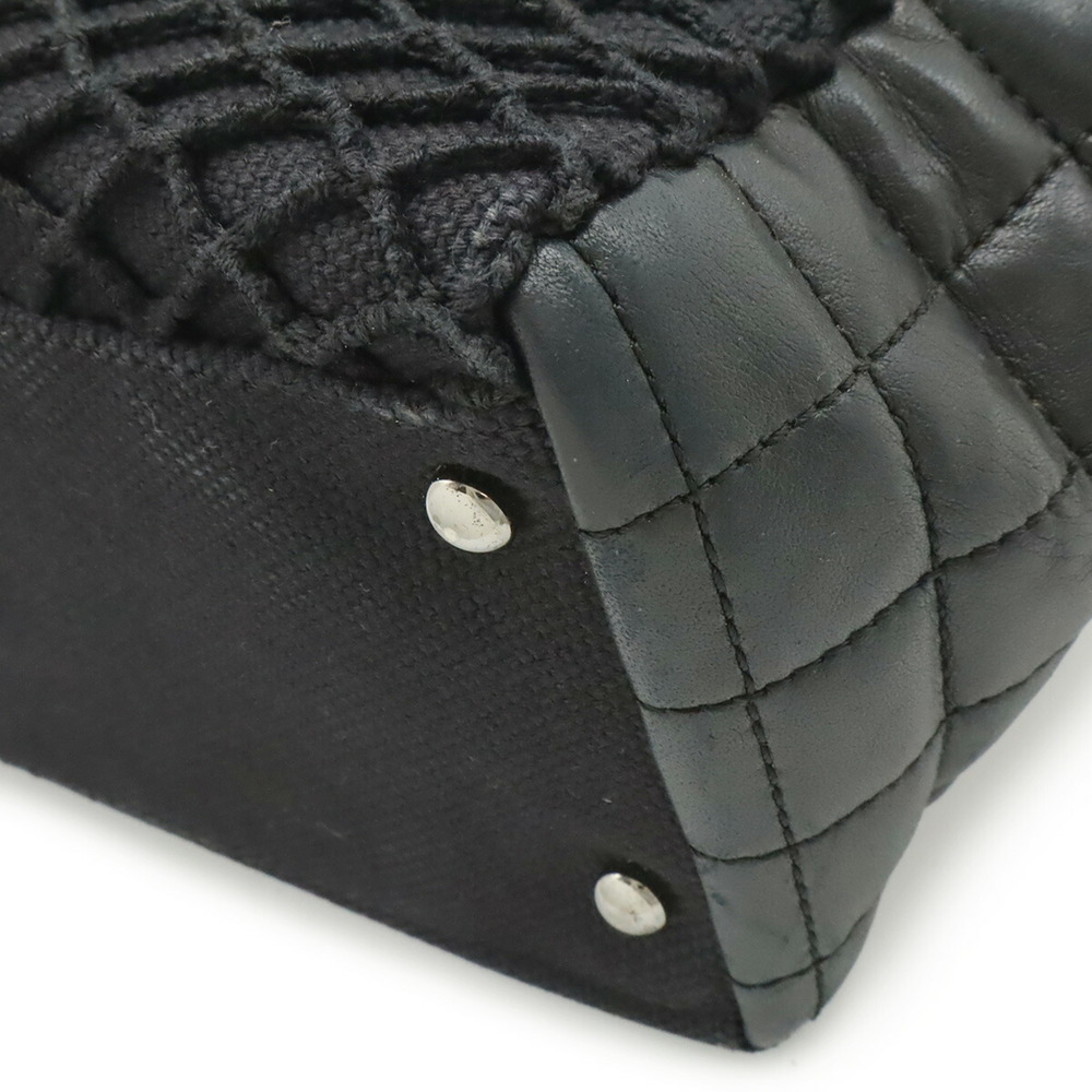 CHANEL Black Leather Tote Bag - Picture 4 of 10